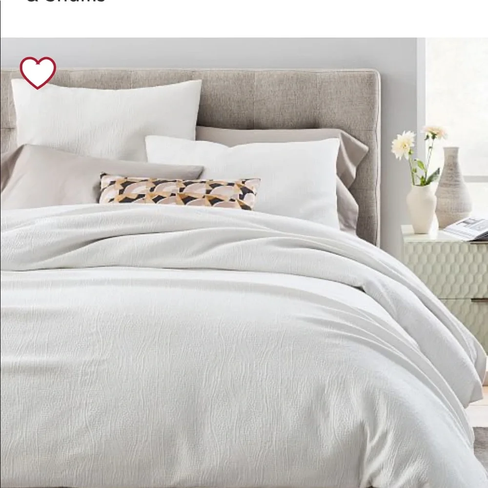 West Elm TENCEL™ & Cotton Matelasse Shams NWOT